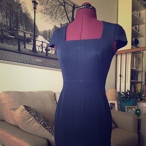 Banana Republic business casual cap sleeve dress